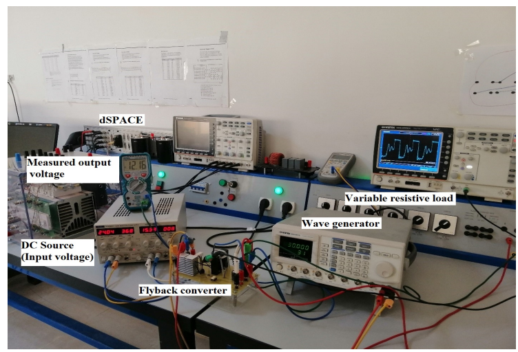 Design procedure and digital control of a DCM flyback converter: component sizing and experimental validation